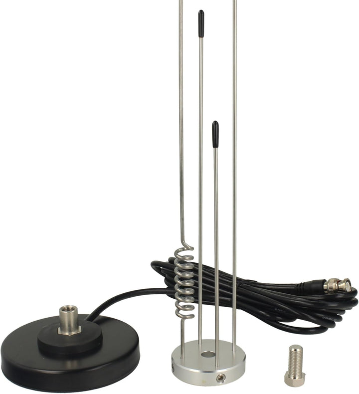 RTL-SDR Blog V4 + Moonraker Skyscan Mobile Scanner Antenne Bundle (25-2000 MHz, 65 cm, Magnetfuss) –