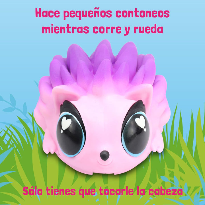 Famosa Jiggly Pets – My Spike Pet – Spiky the Hedgehog, interaktiver Igel, weicher Gummi, singend, g