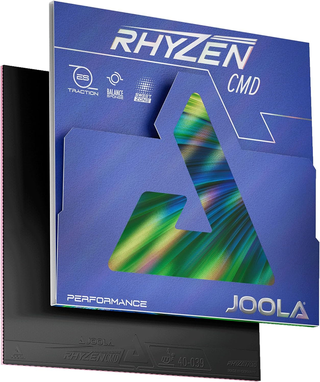 JOOLA Belag Rhyzen CMD Schwarz 2,3 mm, Schwarz 2,3 mm