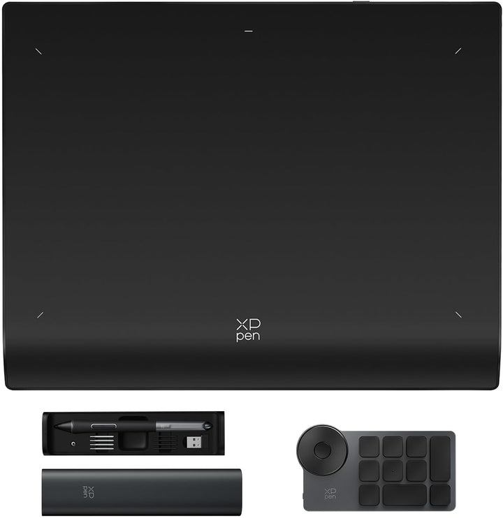 XPPen Pro MW Gen2 Grafiktablett mit X3 Pro 16384 Druckstufen Stift, 9x6 Zoll Digitales Grafiktablet