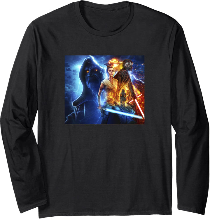 Star Wars: The Rise Of Skywalker Exklusive Illustration Langarmshirt