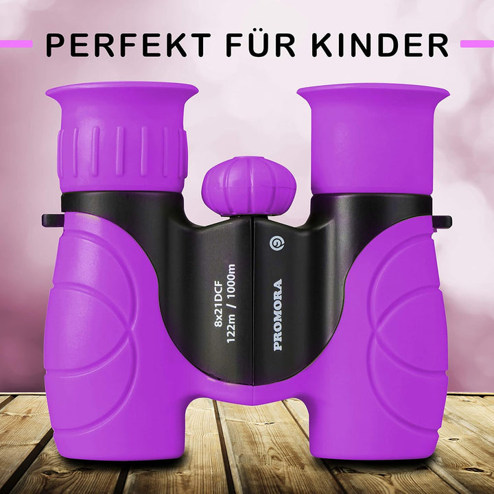 Fernglas für Kinder - Optimales Geschenk für kleine Jungen und Mädchen - Starke Vergrösserung 8X21 –