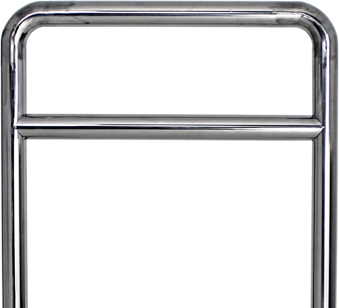 2x TRUTZHOLM Fahrradanlehnbügel Fahrradständer Anlehnständer mit Knierohr 118 x 78 cm aus Edelstahl