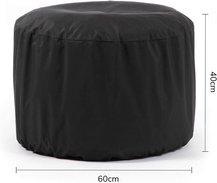 mokebo® Schutzhülle für Outdoor Pouf rund 'Der Beschützer', Cover wasserfest & wetterfest, Sonnensch
