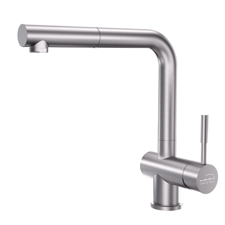 Edel & Bach hochwertiger Küchenarmatur, Präzisionsguss Wasserhahn aus SUS304 Edelstahl, 140° schwenk