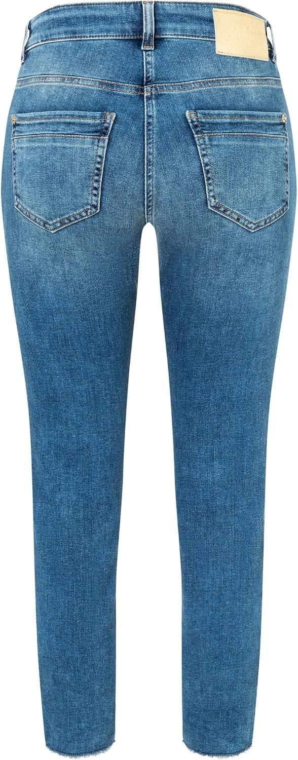 Mac Damen Jeans Rich Slim Slim Fit, 34W / 26L D415 Authentic Indigo Used