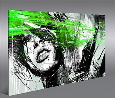 islandburner Bild Bilder auf Leinwand Street Art Neon 1p XXL Poster Leinwandbild Wandbild Dekoartike