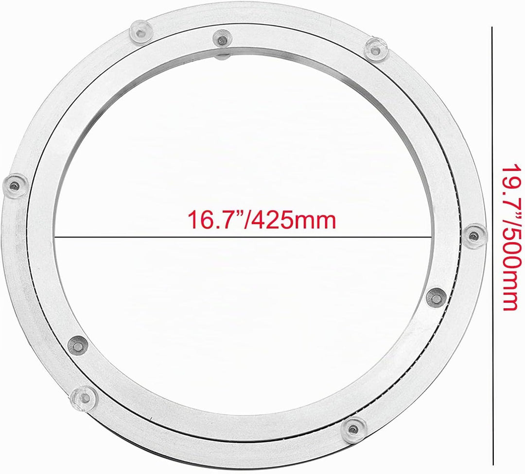 Drehteller aus Aluminiumlegierung, strapazierfähiger drehbarer Drehteller, Lazy Susan, drehbarer Lag