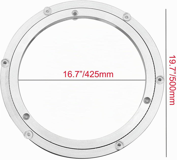 Drehteller aus Aluminiumlegierung, strapazierfähiger drehbarer Drehteller, Lazy Susan, drehbarer Lag