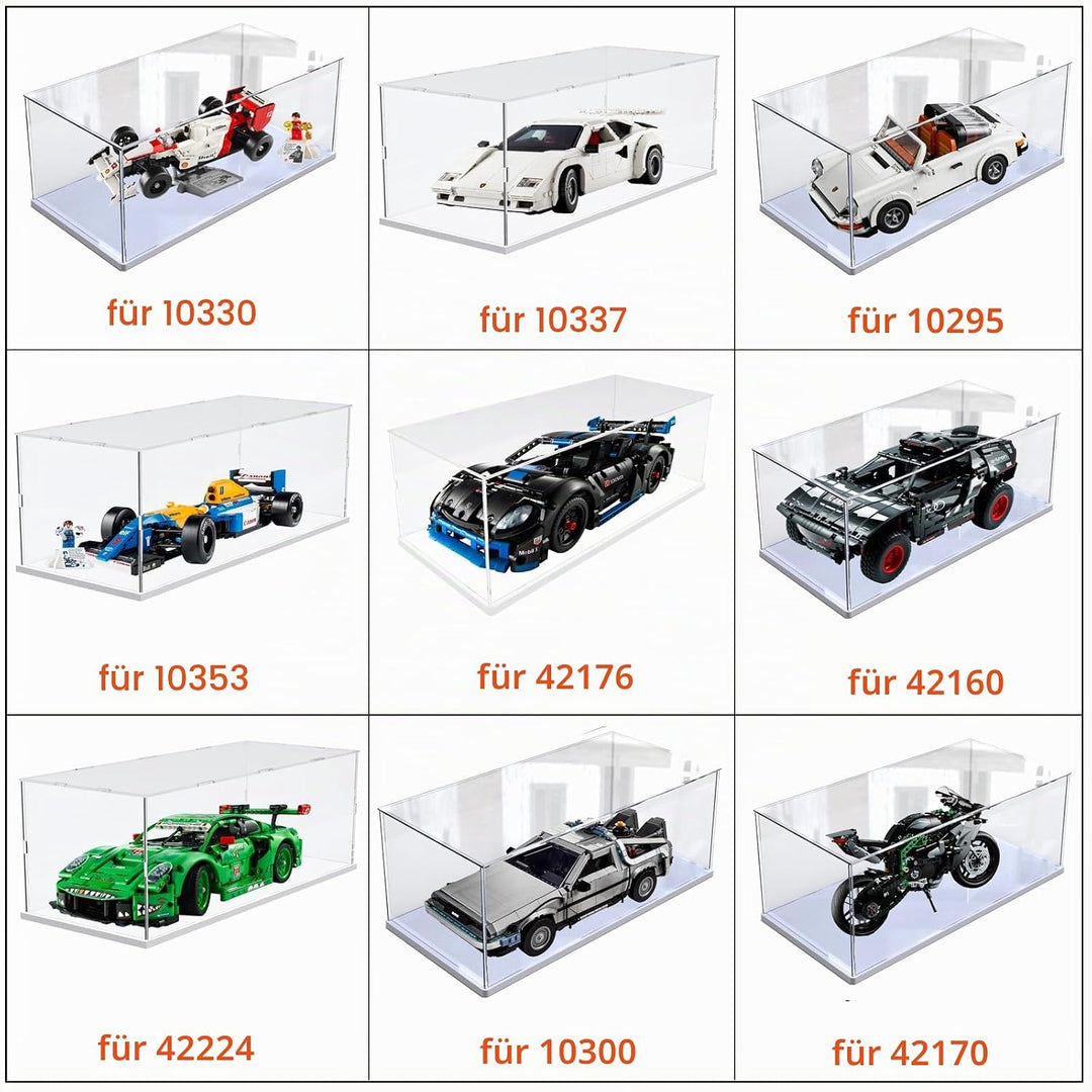 Acryl Vitrine Klar für Lego Actionfiguren Funko Pop Modell Skulptur Transparenter Plexiglas Display