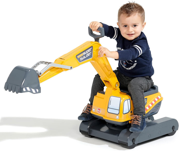 Falk Edel Sandbagger Power Shift Sitzbagger mit Rädern Falk - 100 – Fahrrad und Fahrzeug für Kinder