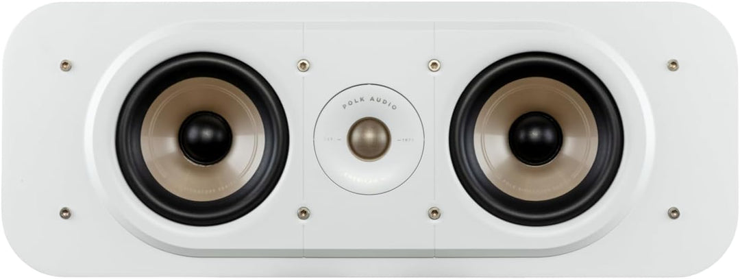 Polk Audio Signature Elite ES30 Centerlautsprecher, schlanker, hochauflösender Center Lautsprecher,