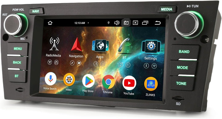 Erisin 8 Kern Android 14 DAB+ Autoradio 4GB+64GB Bluetooth Für BMW 3er E90 E91 E92 E93 M3 mit GPS Na