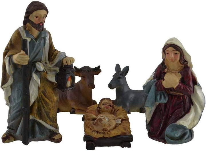 Krippenfiguren 9 cm Blister 11 Stück Krippenfiguren günstige Ausführung 90661