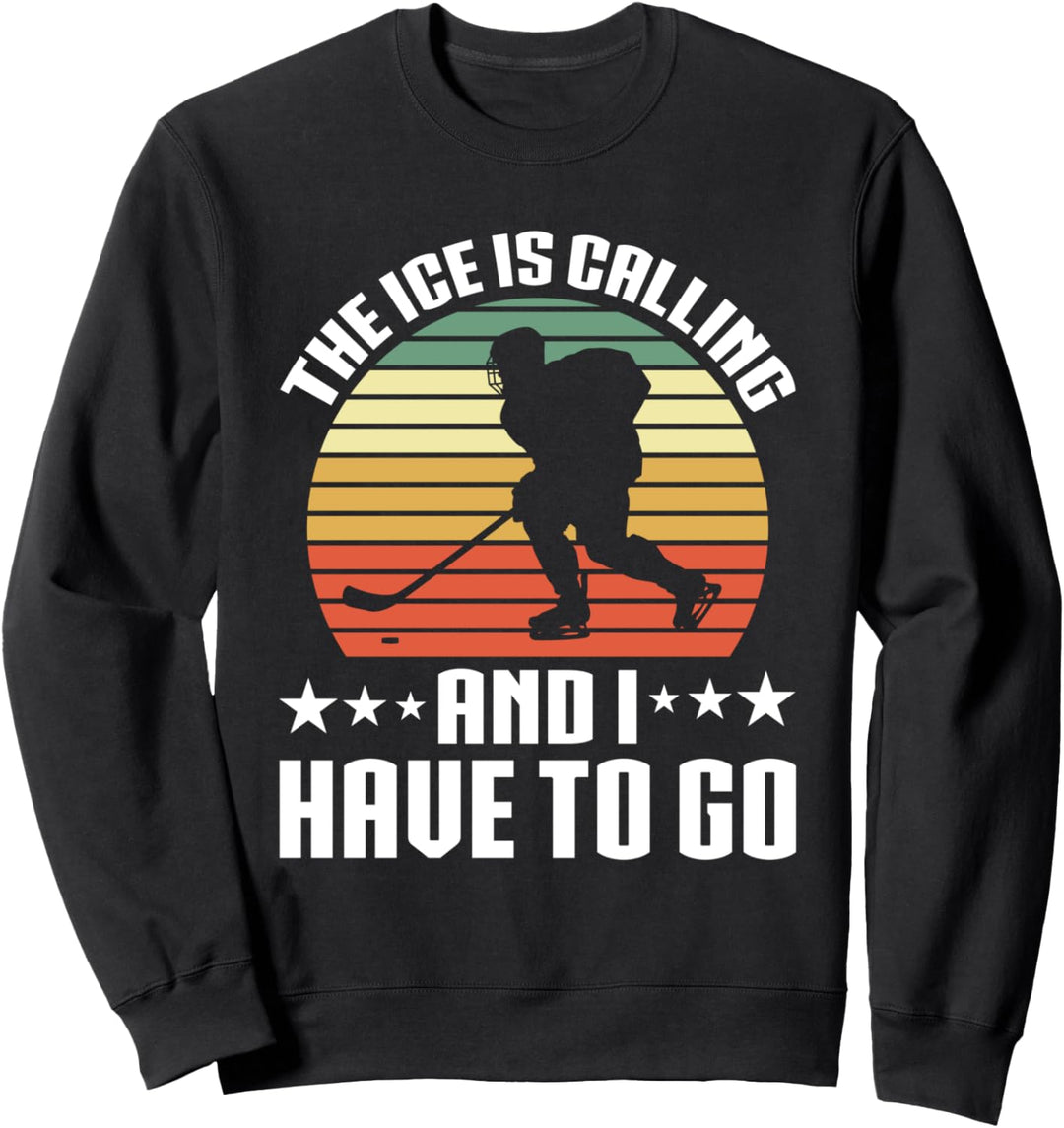 Lustige Eishockey Geschenke - Eis Hockey Spieler Sweatshirt