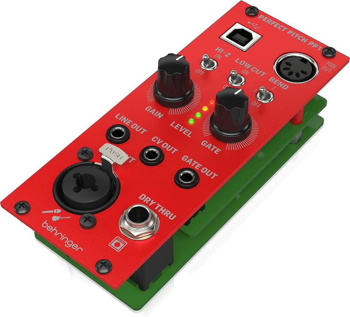 Behringer PERFECT PITCH PP1 Gitarren- und Audio-zu-MIDI-, USB- und CV-Konvertermodul für Eurorack