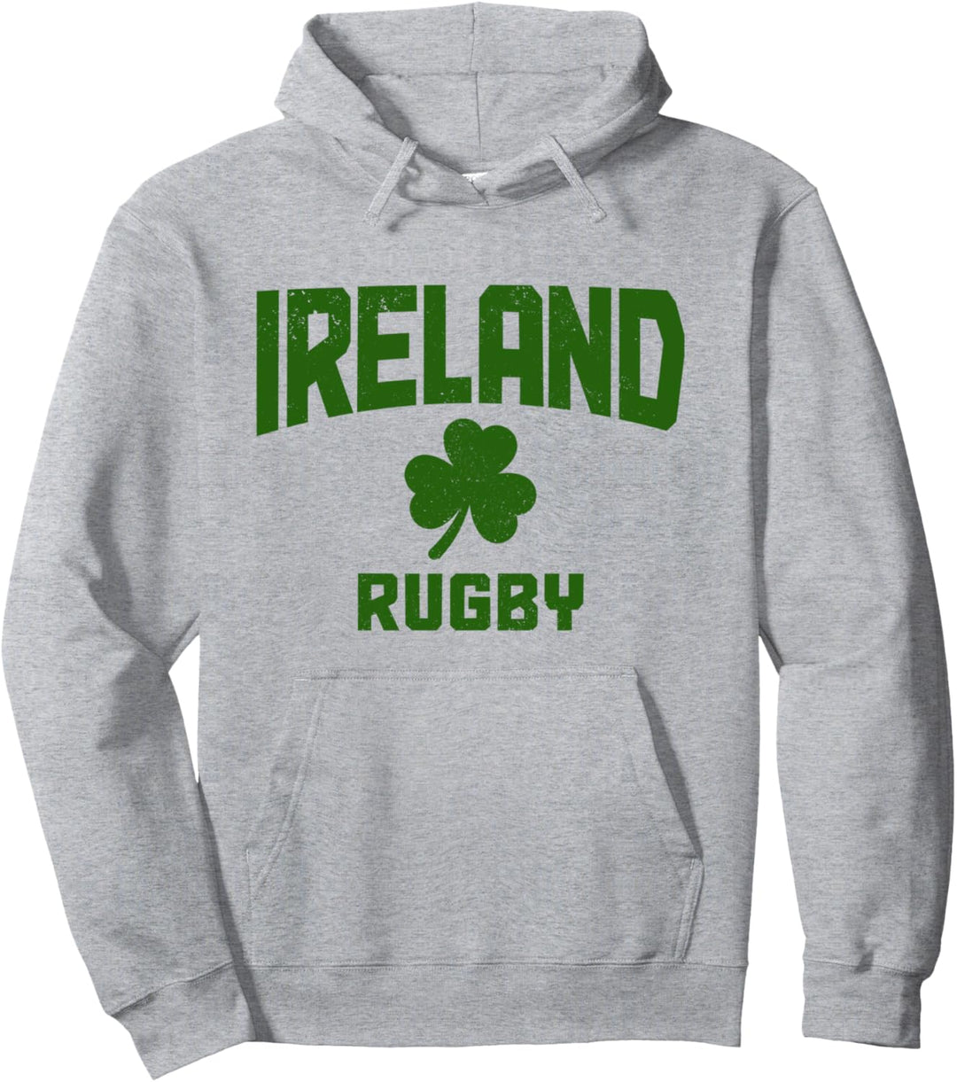 Irland Rugby Irish Shamrock Green St. Patricks Day Pullover Hoodie