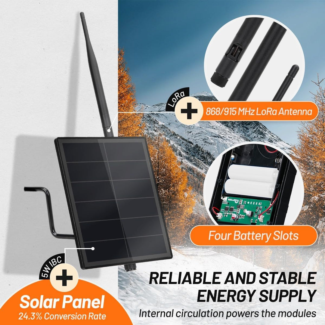 D5-1A 5W Solar Panel Kit mit Batterie Controller für Heltec V3 ESP32 LoRa Modul für DIY Meshtastic M