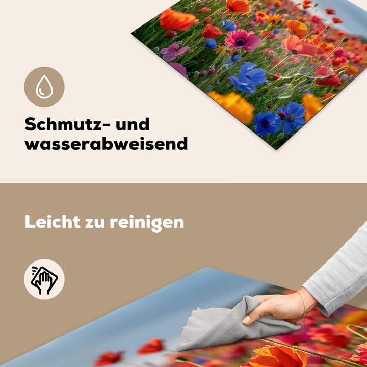 KitchenYeah© Herdabdeckplatte Einteilig Küche Ceranfeld Abdeckplatte Cerankochfeld Abdeckung Indukti