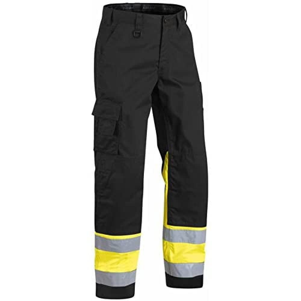 Blaklader 15641811 Hose mit hoher Sichtbarkeit, Schwarz/Gelb, grootte C58 C58 Black / Yellow, C58 Bl