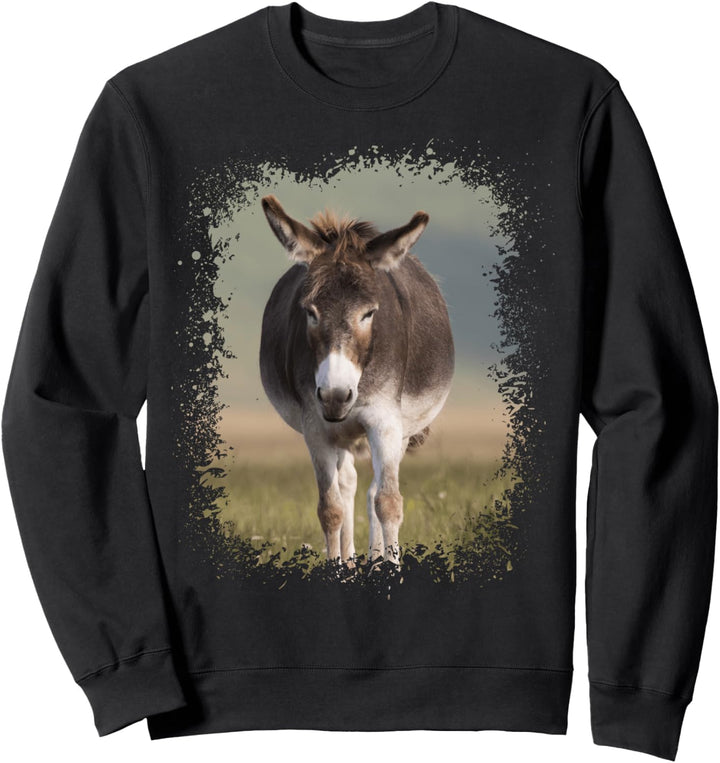 T-Shirt mit Esel-Motiv „Splatter Art“ Sweatshirt