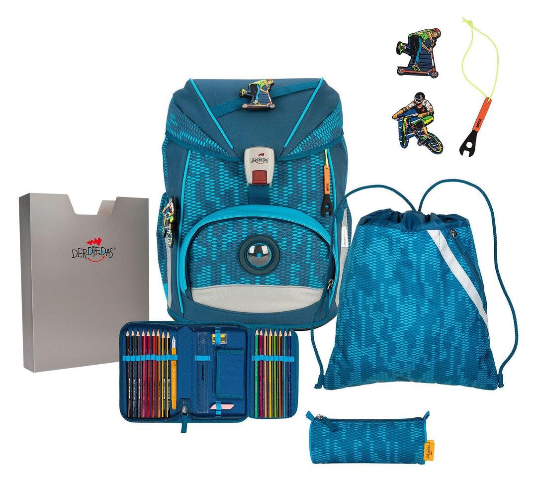 DerDieDas Schulrucksack Set 5-TLG. Ergoflex Trendsport 2023