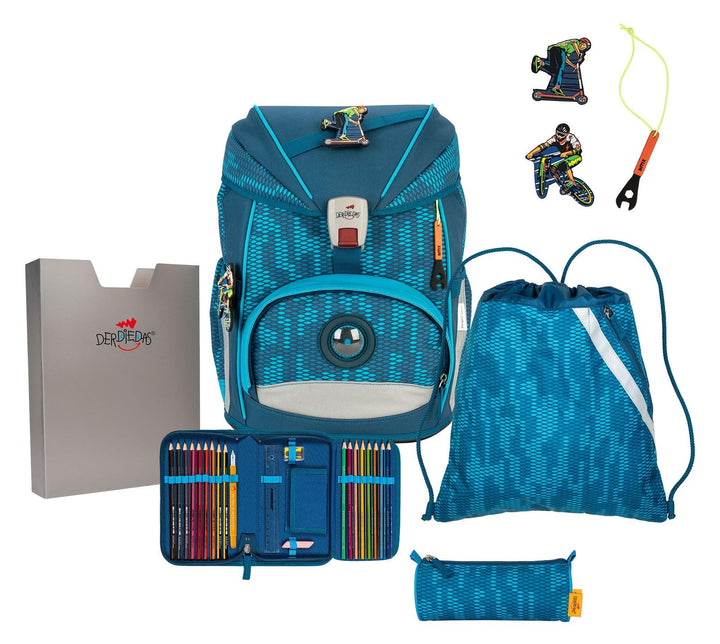 DerDieDas Schulrucksack Set 5-TLG. Ergoflex Trendsport 2023