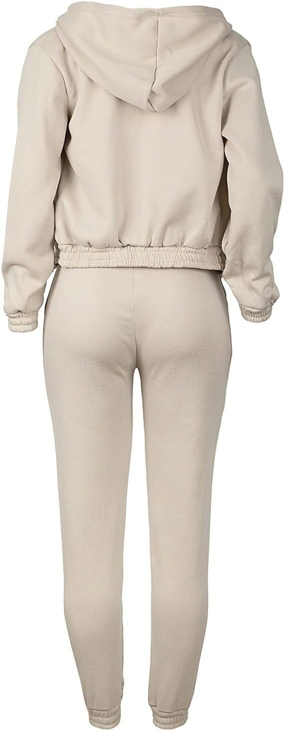 Ansenesna Bauchfreier Jogginganzug 3 Teilig Damen Mit Kapuze Zweiteiler Trainingsanzug Damen Bauchfr