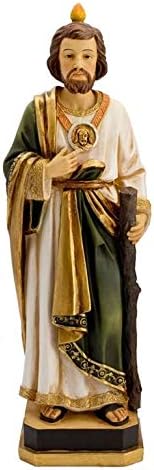 DRW St. Judas mit Gebetskerze und Weihrauch in Geschenkbox (Figur 20 cm)