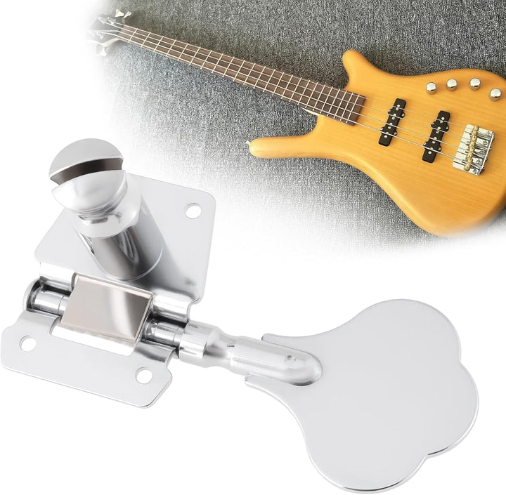 eMagTech 4 St¨¹ck E-Bass Rechts Offene Stimmwirbel f¨¹r 14 Mm (9/16 Zoll) Stimmwirbell?cher Chrom