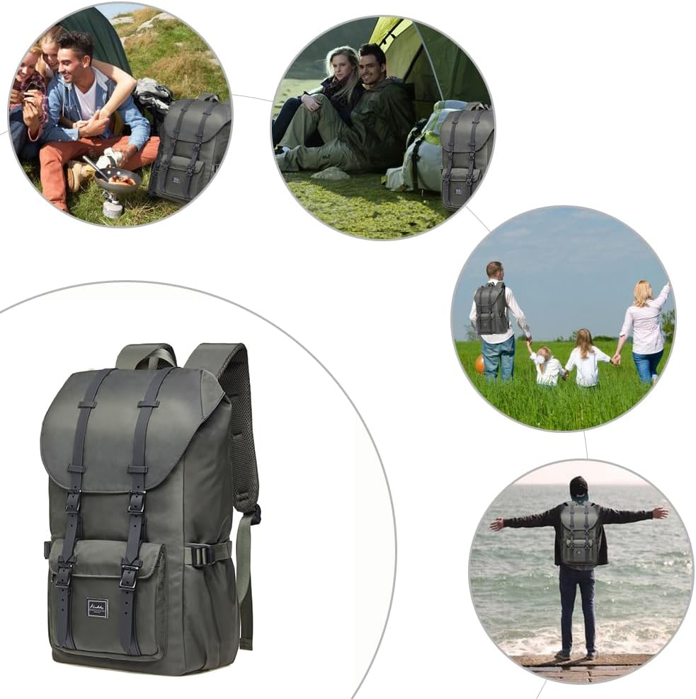 KAUKKO Unisex Ep5 Rucksack 45 x 27 x 17cm (HxBxT) (Army Grün（e5-3）), 45 x 27 x 17cm (HxBxT) (Army Gr