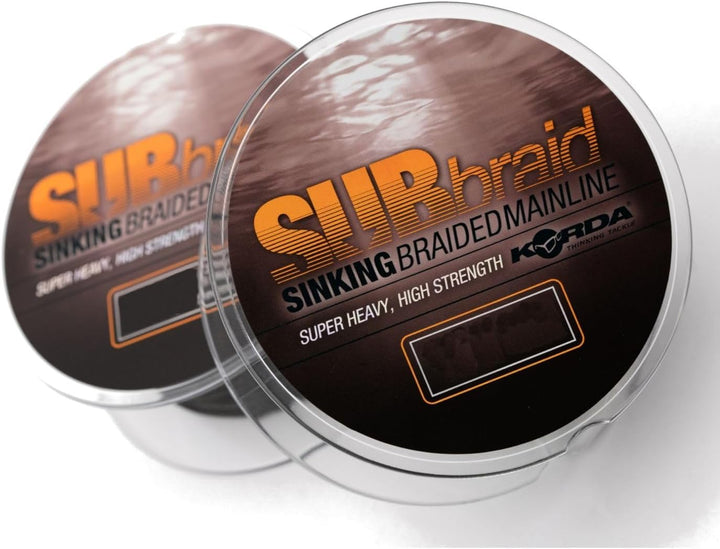 Korda Karpfenschnur geflochtene Angelschnur - Sub Braid 20 IB 1200m 20lb 1200m, 20lb 1200m