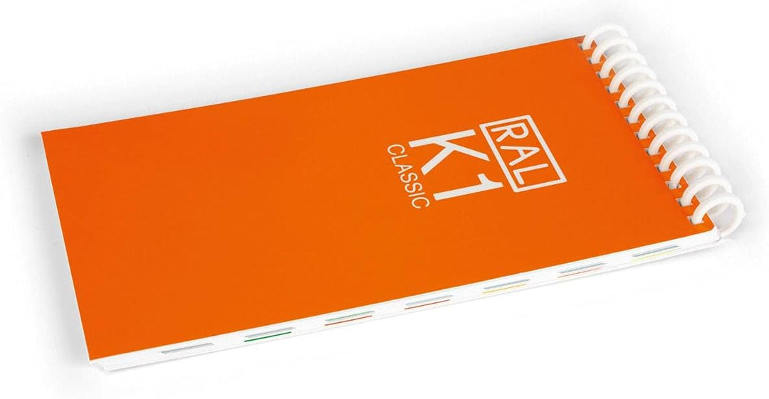 RAL K1 Farbfächer, 213 Farben, glänzend, 1 Spiralblock, 3 Sprachen