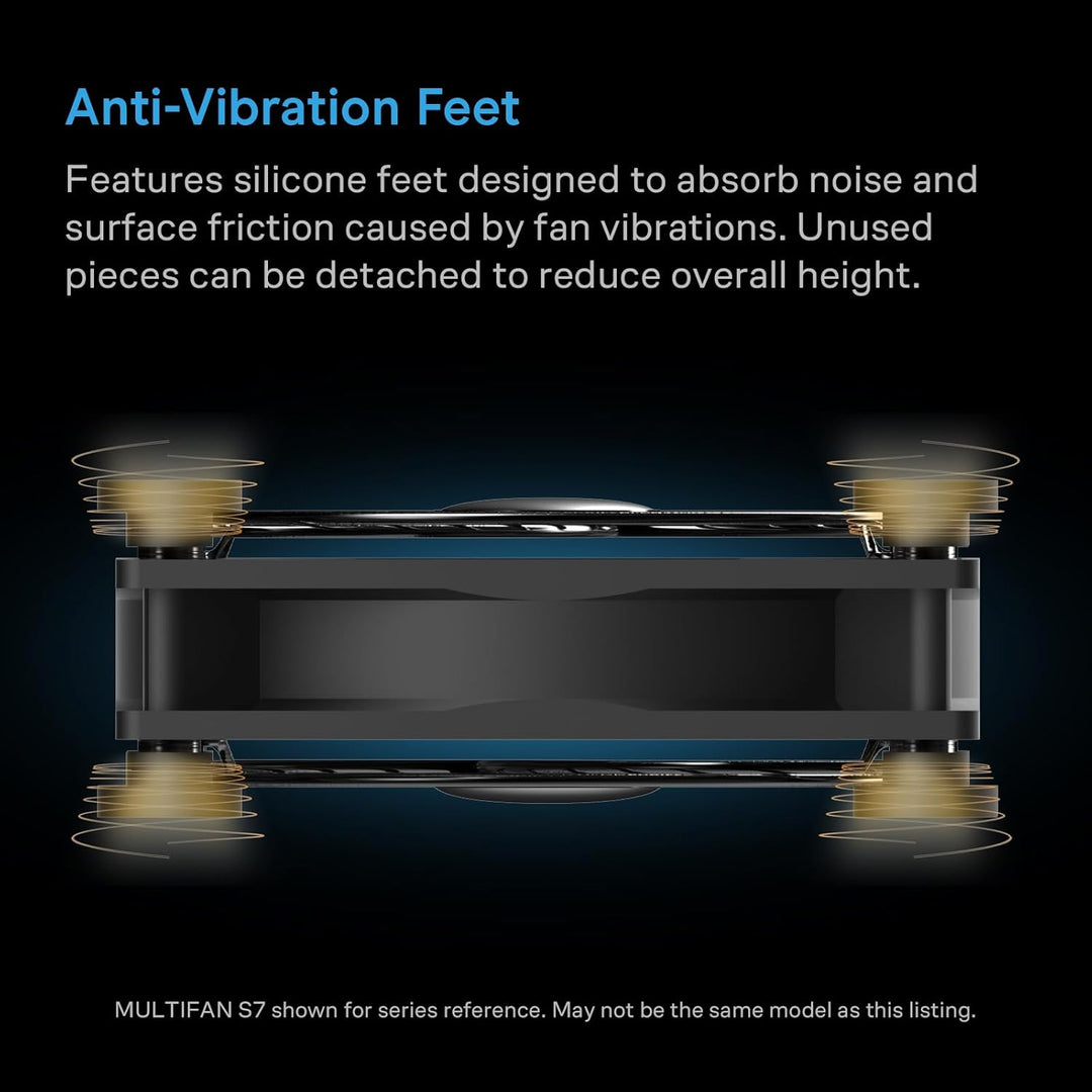 AC Infinity MULTIFAN S2, Leiser 120mm USB Gebläse Ventilator mit Geschwindigkeitsregler, für Receive