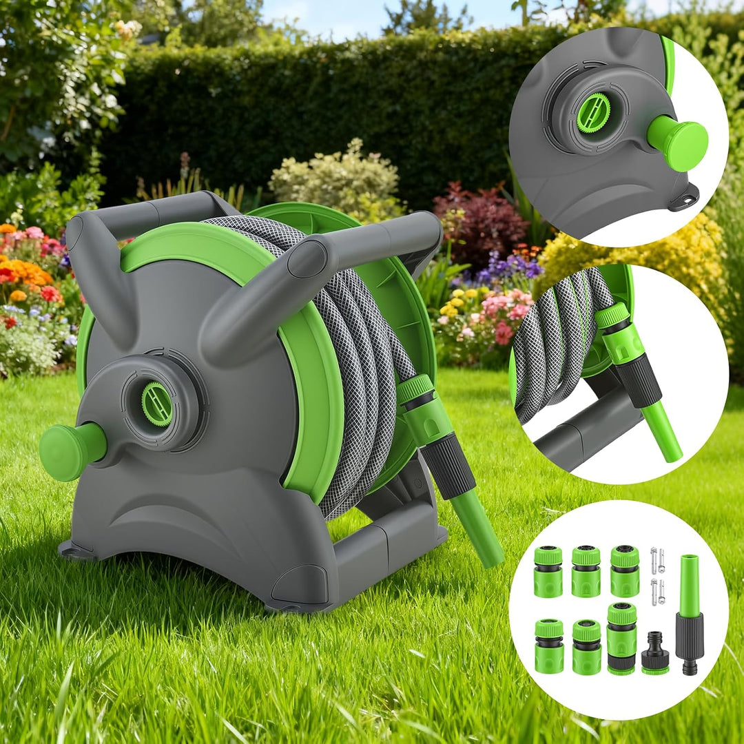 20m Schlauchtrommel Schlauch mit 6–Mobile GartenSchlauchtrommel schlauch