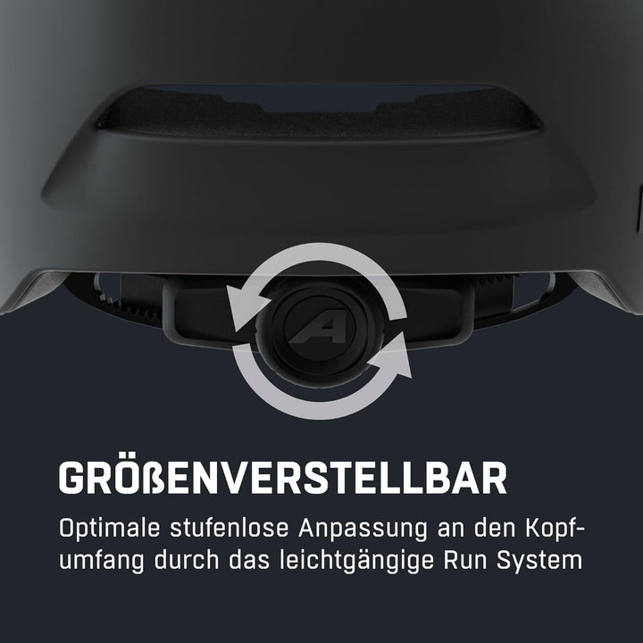 ALPINA SOHO - Extrem Robuster, Leichter & Individuell Anpassbarer Urban Fahrradhelm Für Erwachsene b
