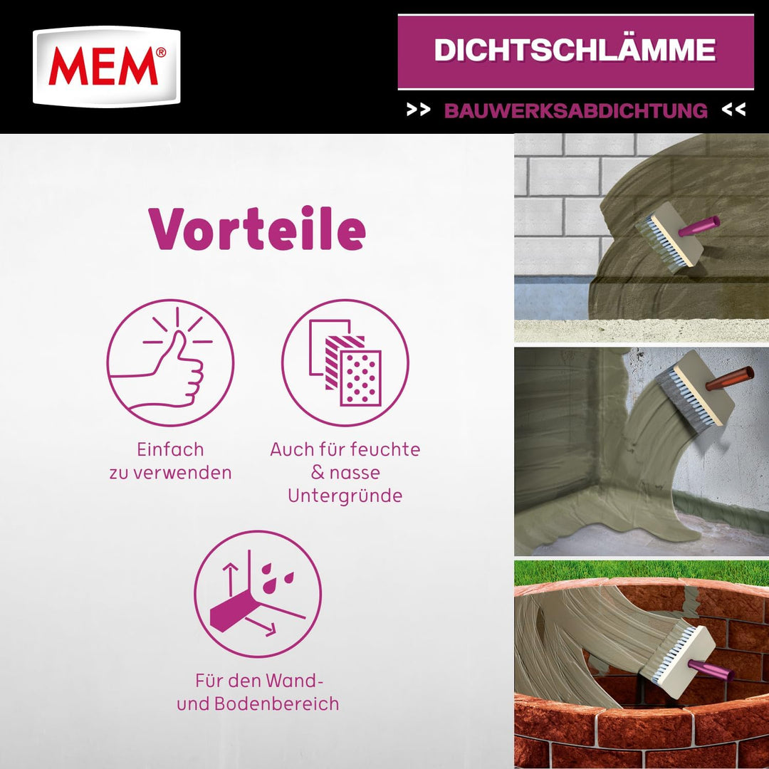 MEM Dicht-Schlämme 25 kg