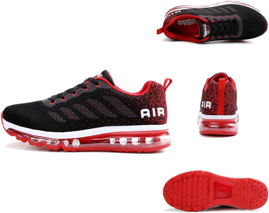 frysen Herren Damen Sportschuhe Laufschuhe mit Luftpolster Turnschuhe Profilsohle Sneakers Leichte S