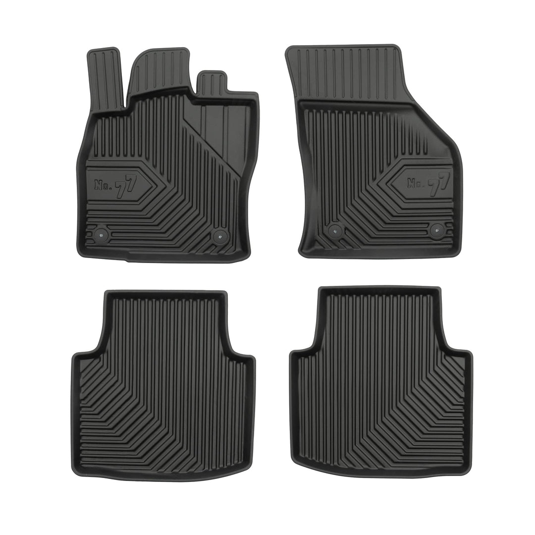 FROGUM No.77 Gummimatten Ganzjahresset von Auto Fussmatten Autofussmatten für Skoda Superb III ab 20