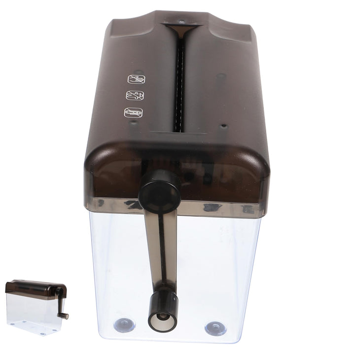jojofuny Manueller Aktenvernichter Mini Hand Shredder Büro Haushalt Papierzerkleinerer Sicher für Sc