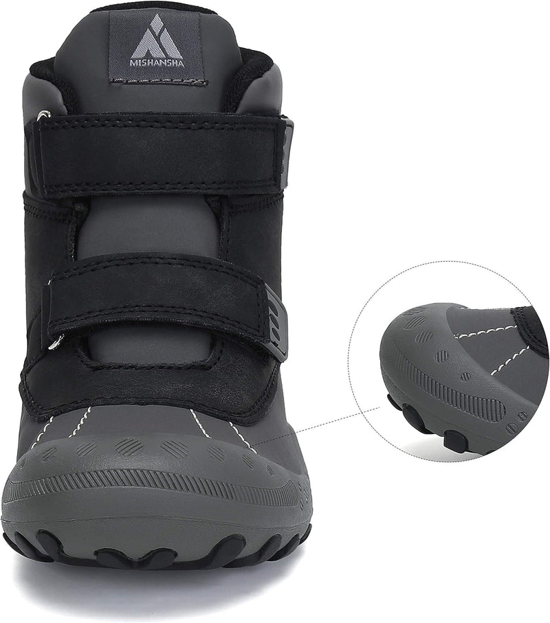 Mishansha Kinder Wanderschuhe Rutschfest Leicht Trekking Wanderstiefel für Jungen Mädchen Gr.24-38 S