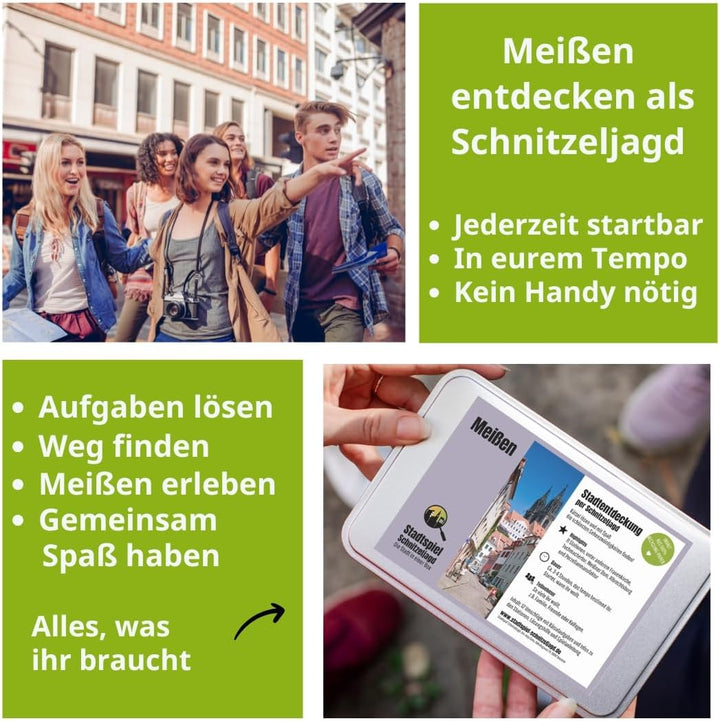 Schnitzeljagd Meissen: Stadtspiel Meissen als Schnitzeljagd für Familien, Klassenfahrten oder Teamev