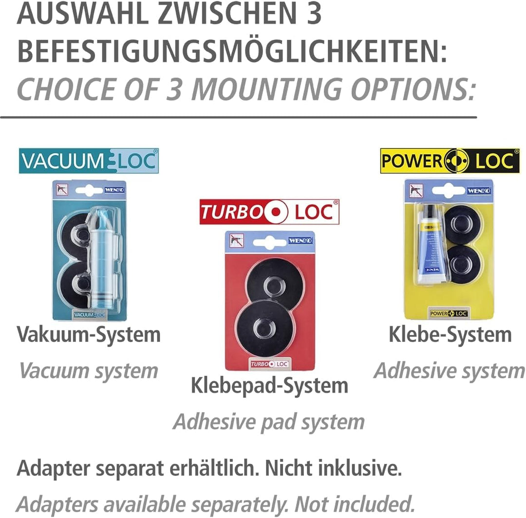 WENKO Eckregal 2 Etagen Classic Plus Black - Eckregal, Eckwandablage mit hochwertigem Rostschutz, St