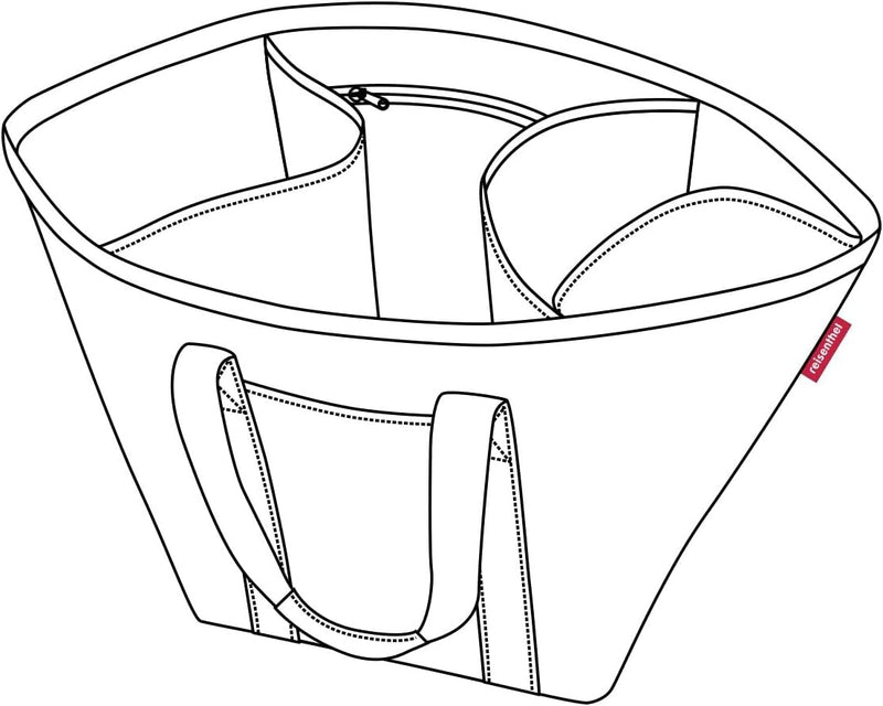 Reisenthel re-Shopper 1 Einkaufstasche Navy 25 L 25 Liter Grün