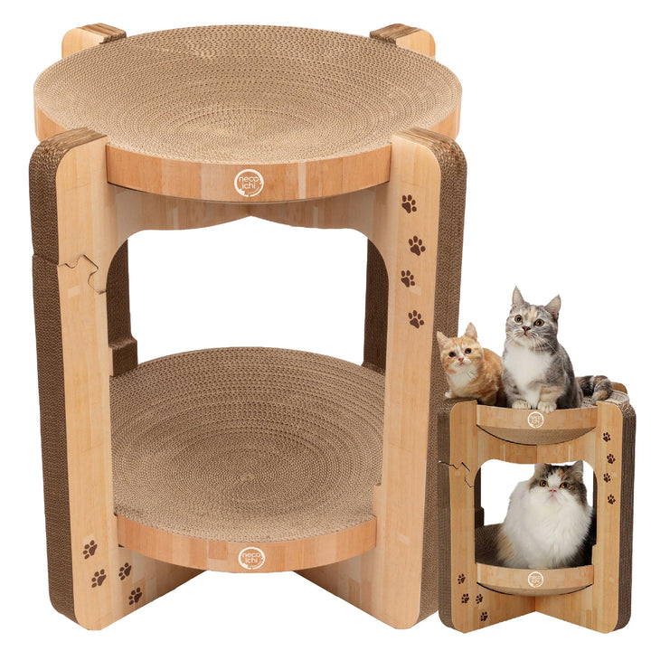 Cozy Kratzschale für Katzen, Grösse XL, b.Tower (Eiche) Large Tower Oak, Large Tower Oak