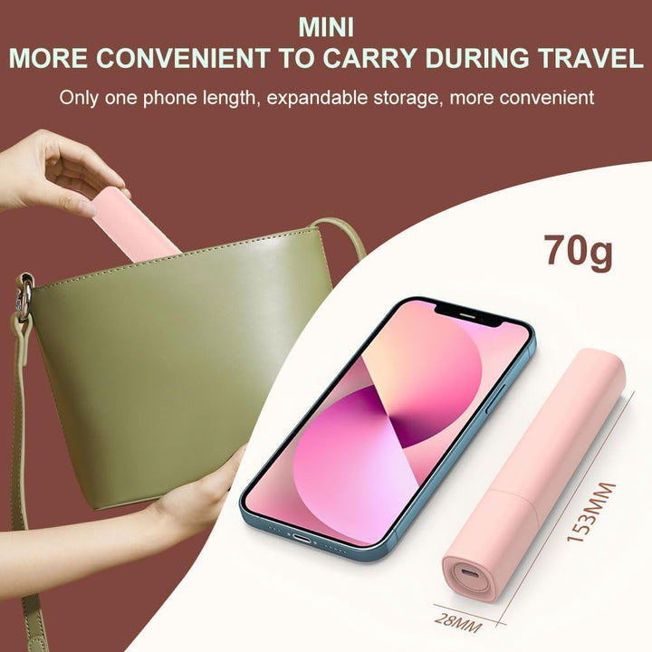 OBEST Mini Glätteisen für kurzes Haar, 2 in 1 Glätteisen Locken und Glätten, 180° Konstante Temperat