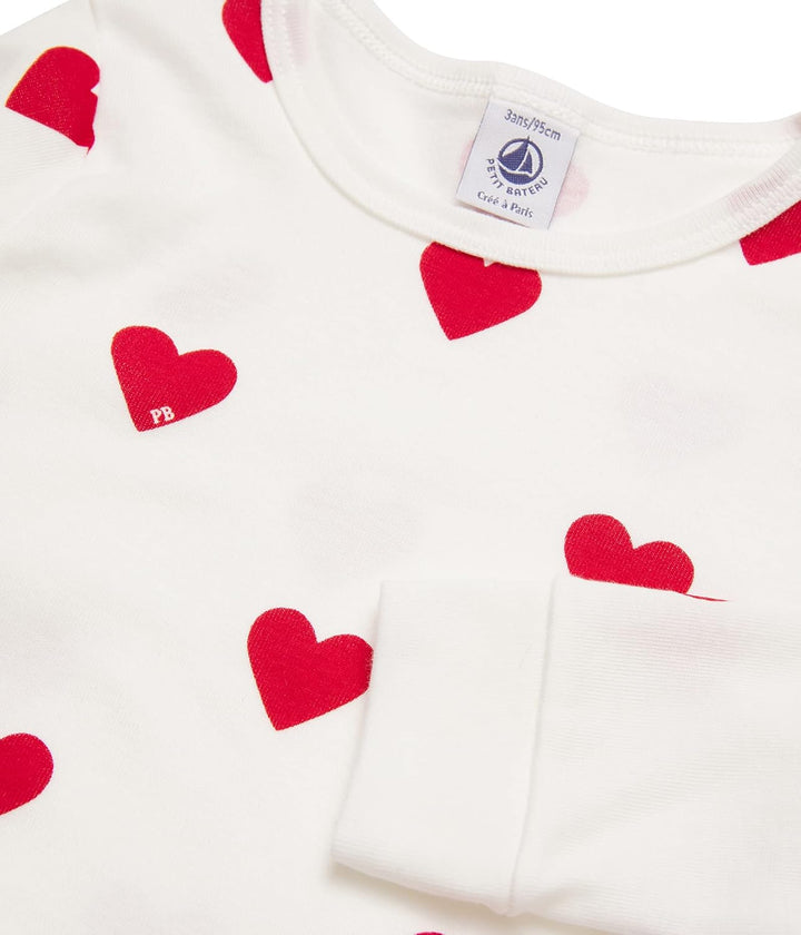 Petit Bateau Jungen Pyjama 3 Jahre Weiss Marshmallow / Rot Terkuit, 3 Jahre Weiss Marshmallow / Rot