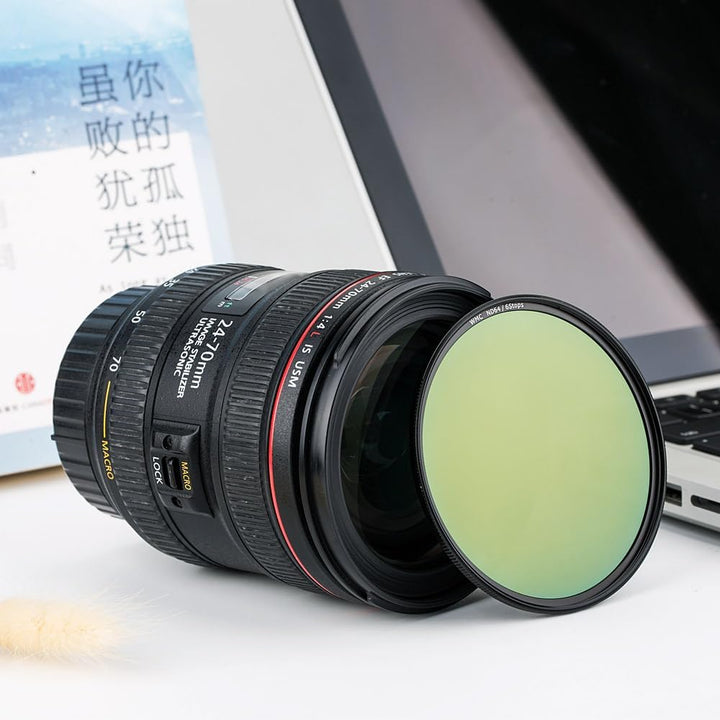 JJC 67 mm ND64 6 Stop Neutral Density Filter Graufilter für Canon EF-S 18-135 mm F3.5-5.6 RF 24-105