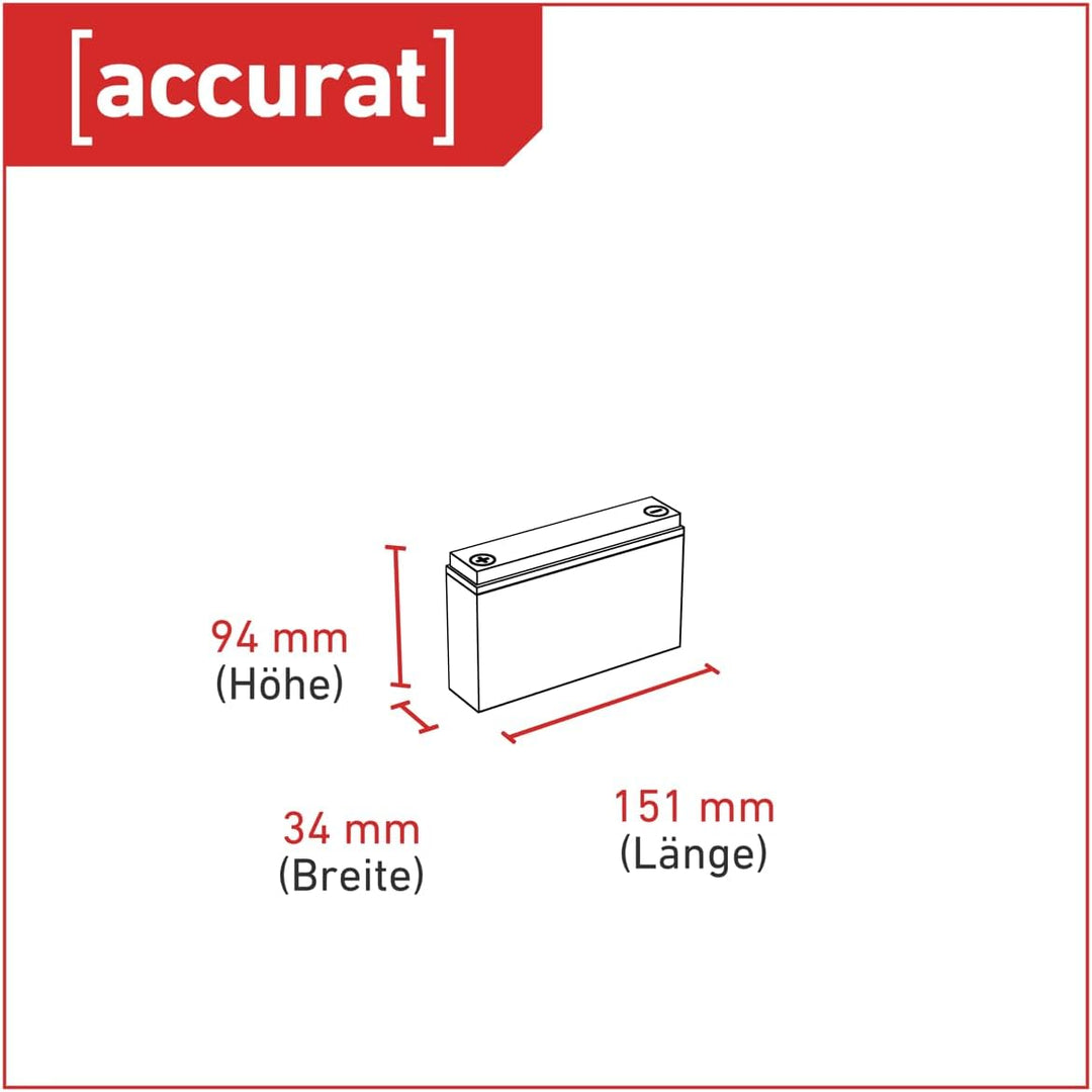 Accurat Supply S7 AGM 6V Bleiakku 7Ah
