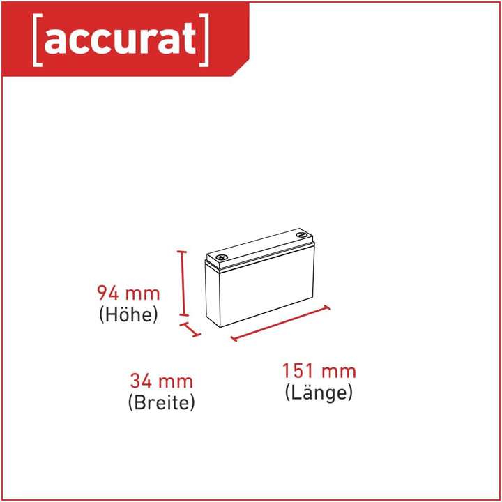Accurat Supply S7 AGM 6V Bleiakku 7Ah